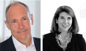 Sir Tim Berners Lee and Lady Rosemary Leith Berners-Lee