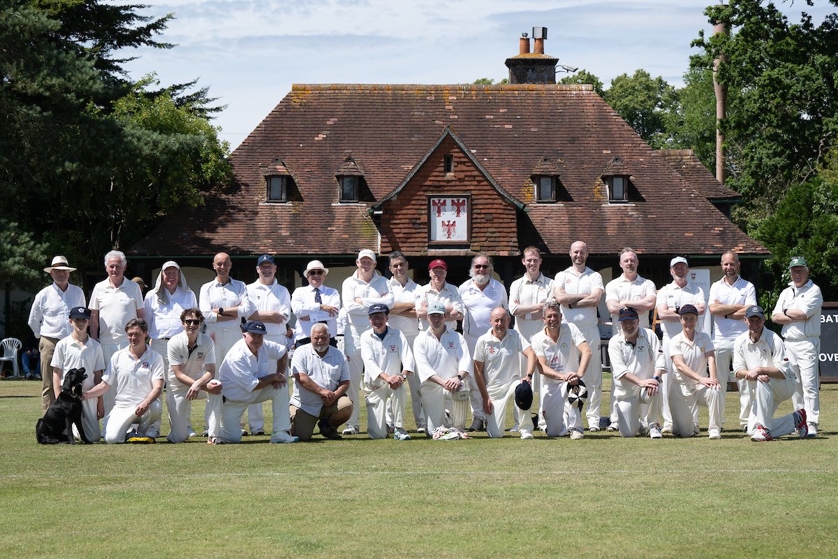 Cricket team at the Martin Edwards Memorial Cricket Match on 29 June 2024