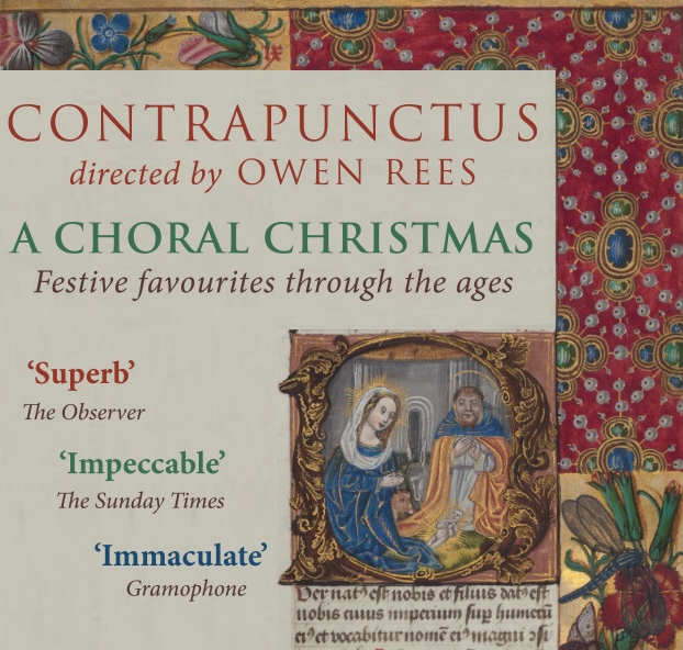 illuminated manuscript colour illustrations of the nativity. All text in event entry