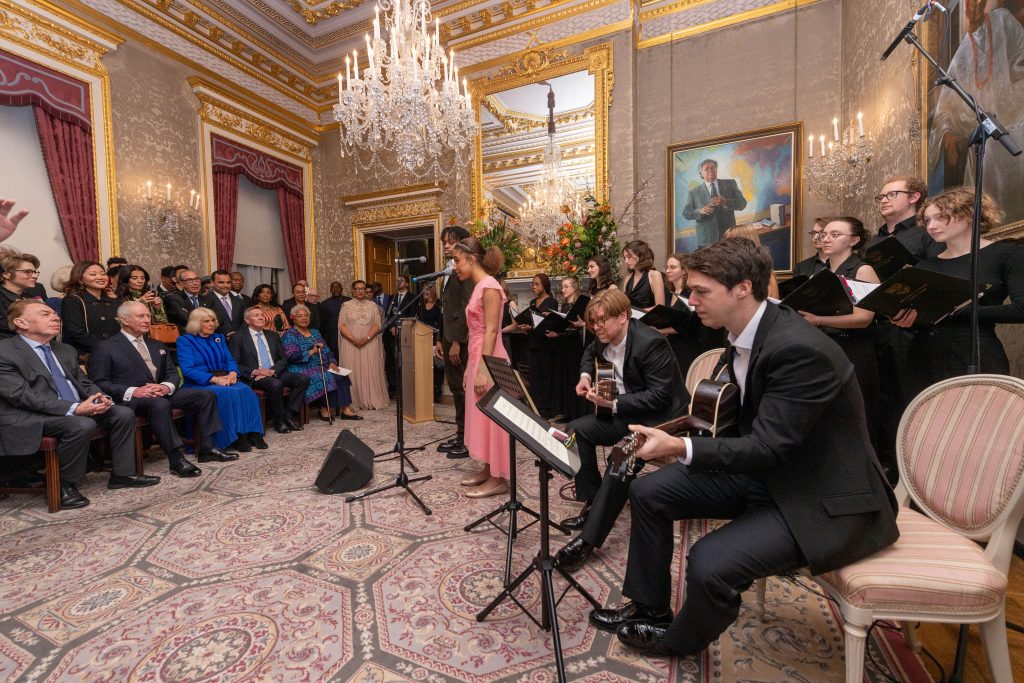 members of the Choir at the inaugural Commonwealth Peace Prize ceremony